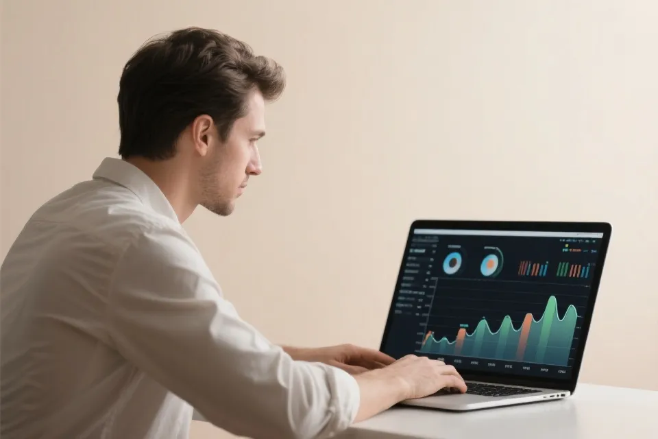 评测与数据分析的工作场景示意图